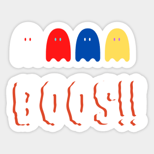 Boo Sticker